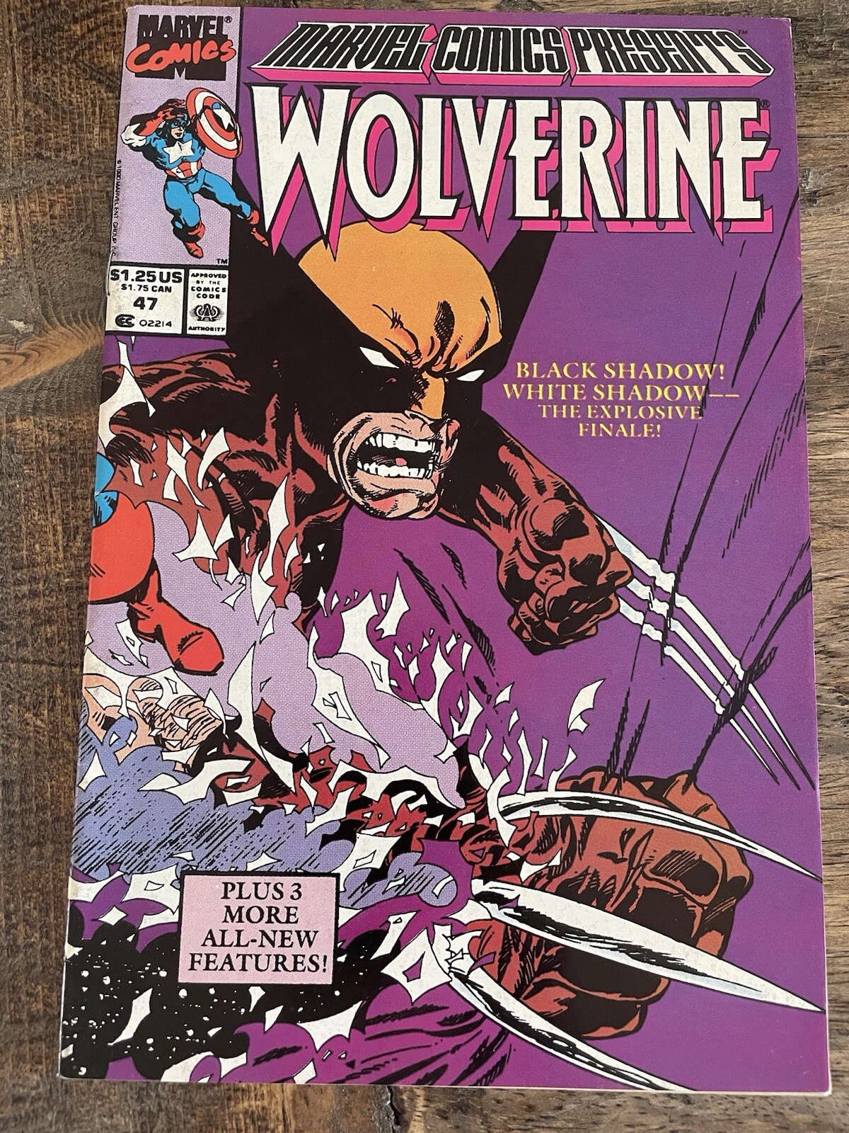 Marvel Comics Presents Wolverine #47 1990 Ungraded Very Good