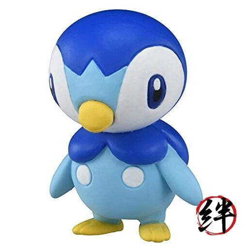 Takara Tomy Pocket Monsters Moncolle MS-53 Piplup Pokemon Toys for ages 4 and up