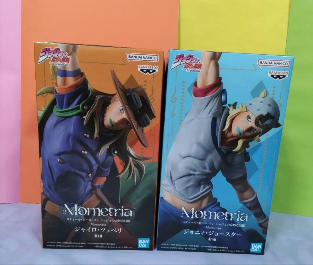 JoJo Steel Ball Run Mometria Johnny Joestar Gyro Zeppeli Figure Set of 2