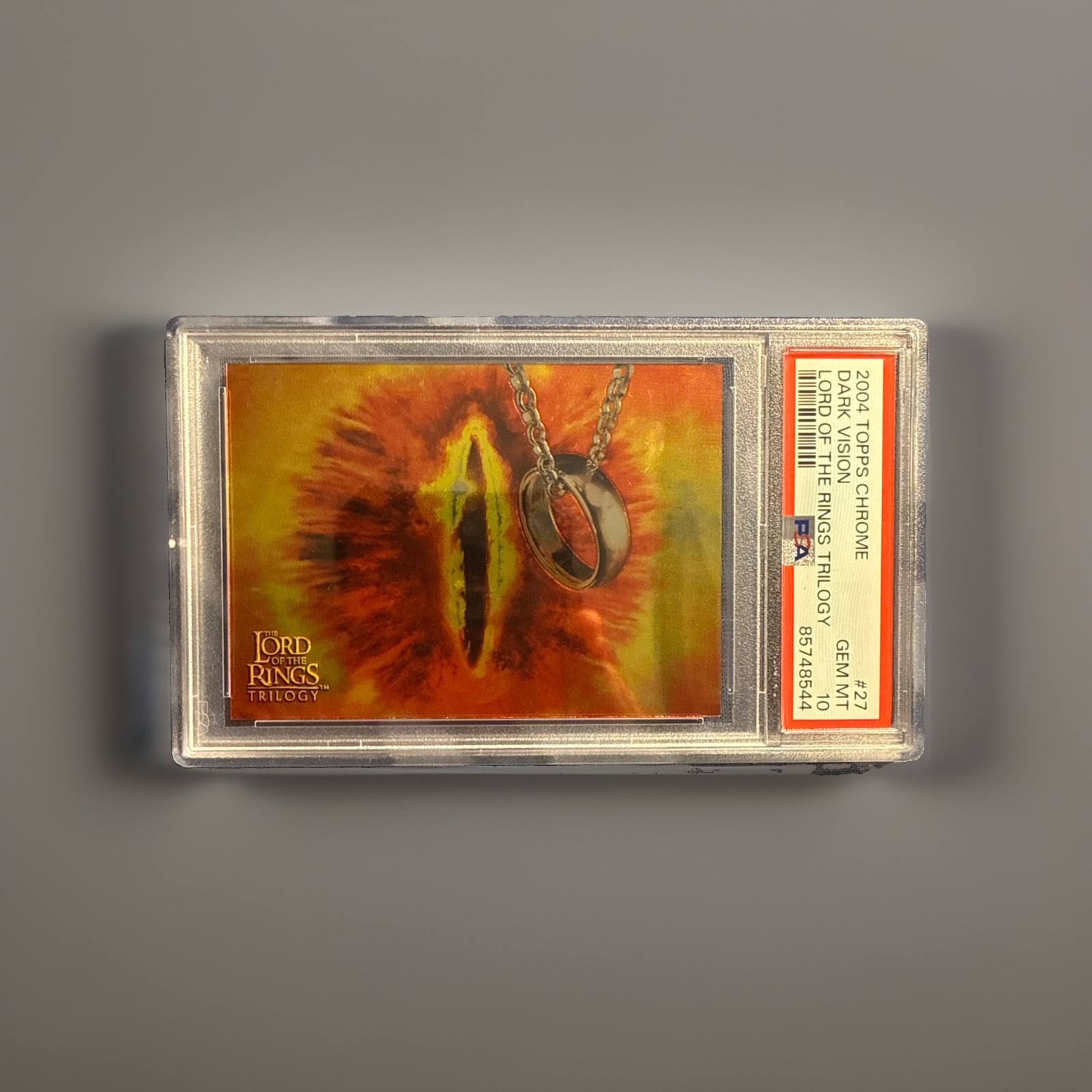 PSA 10 Topps Chrome 2004 Dark Vision #27 Lord of the Rings LOTR Galadriel Frodo