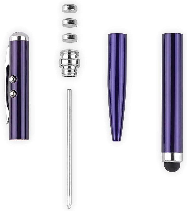 Portable Multi-Functional Pen with White Light Flashlight & Touchscreen Stylus