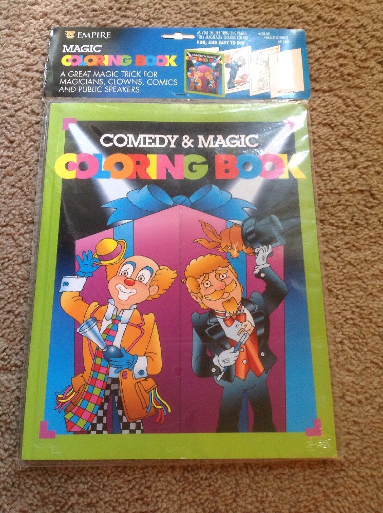 Comedy and Magic Coloring Book – Easy Magic Trick