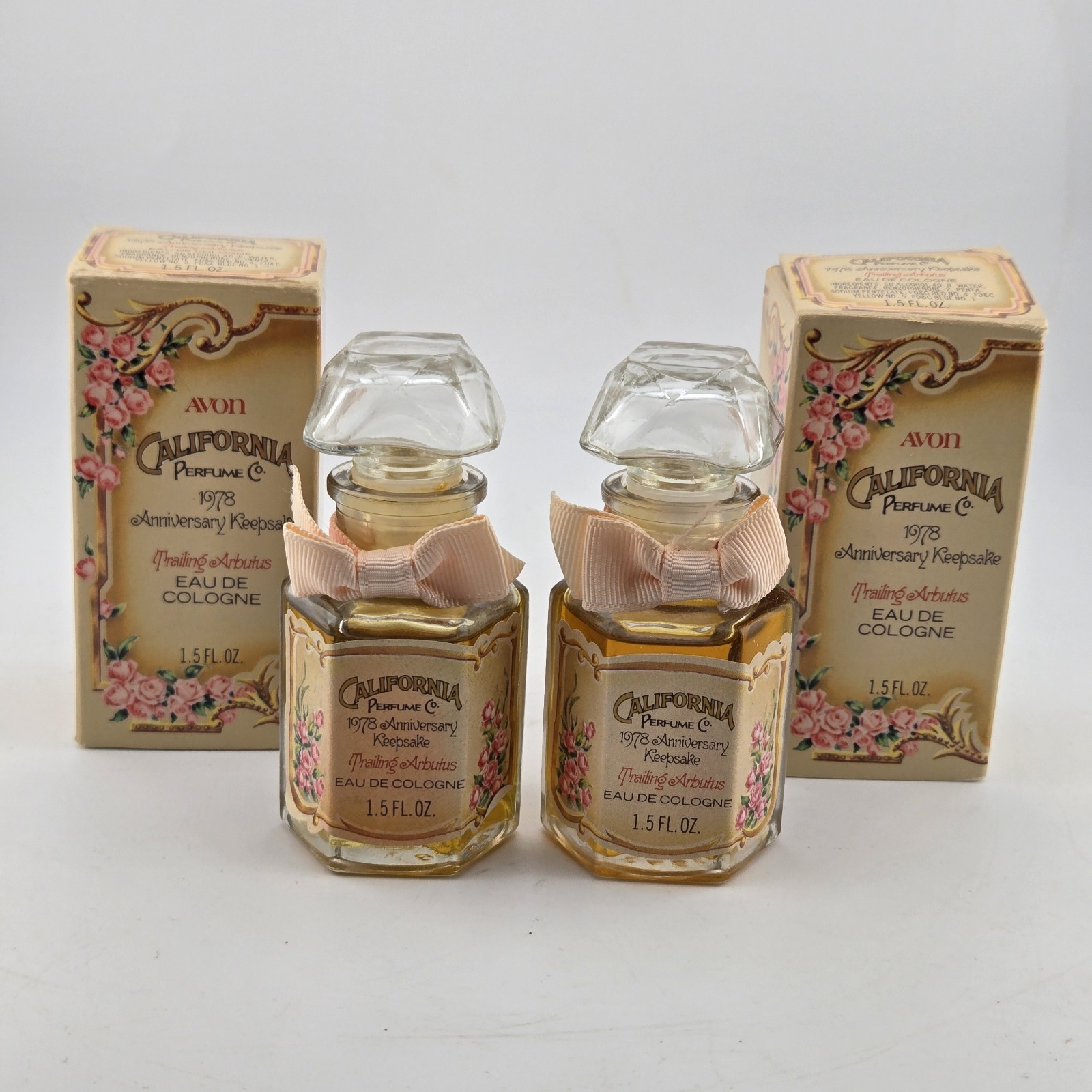 Avon California Perfume Co 1978 Anniversary Trailing Arbutus Cologne 1.5oz New