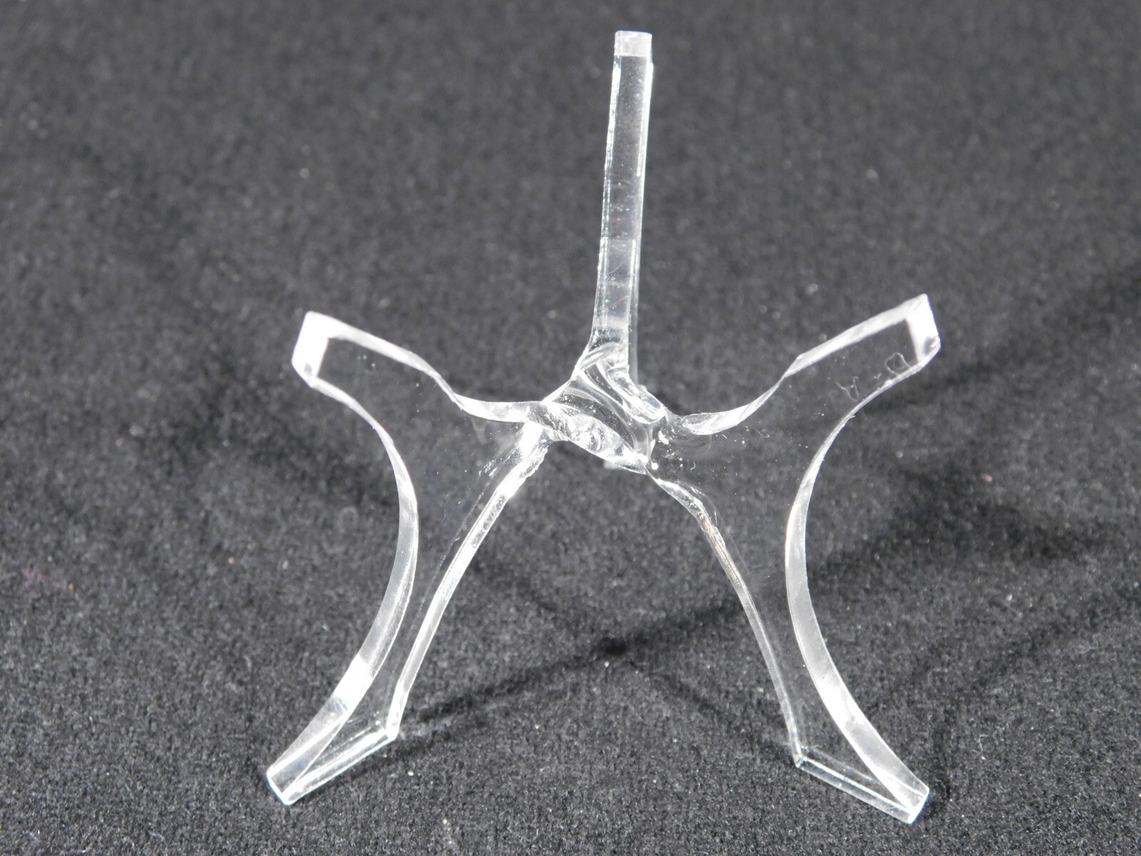 Sphere Display Stand Three Post Clear Lucite Medium Size
