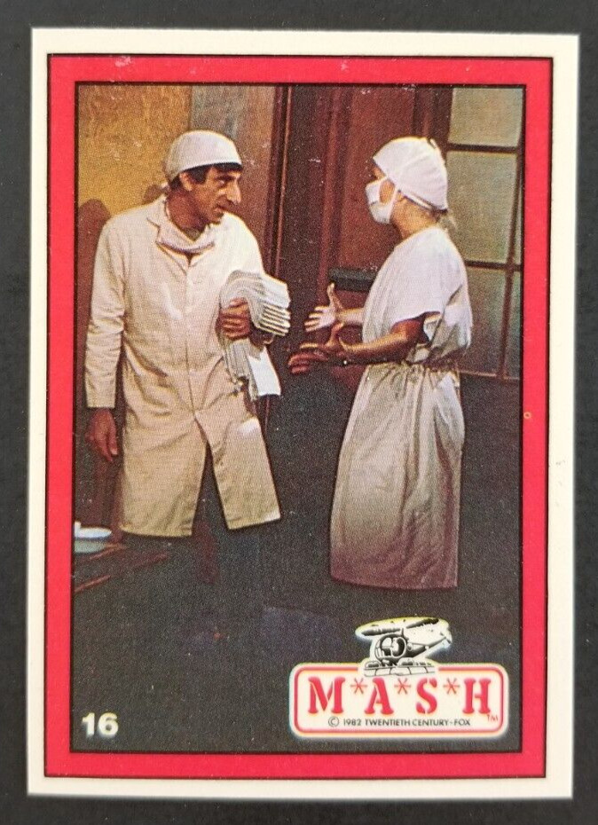 MASH 1982 War Comedy TV Show Topps Card #16 (NM)