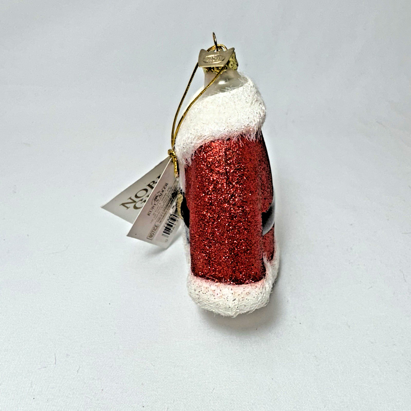 Kurt S. Adler NOBLE GEMS Santa Suit Wardrobe Handcrafted Glass Ornament NWT