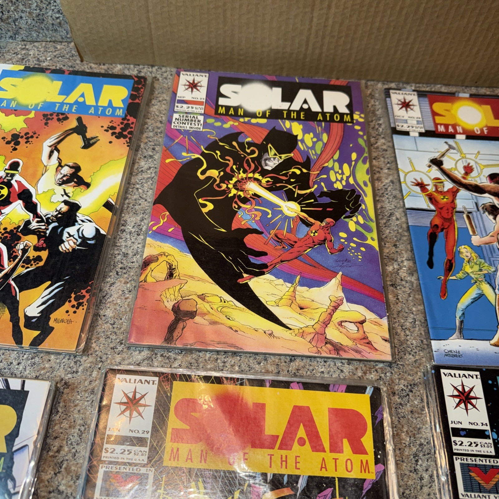 Solar Man of the Atom # 1-4 & 20-34 Lot W/ Protective Sleeves NM 43 In Total