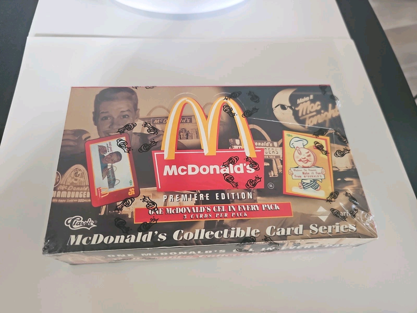1996 Classic McDonalds Premier Edition Collectible Card Series Full Box Sealed