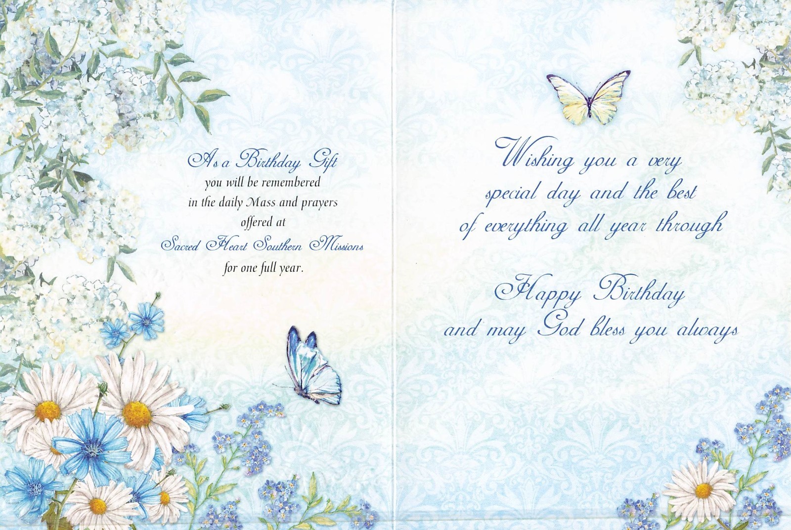 Sacred Heart Southern Missions Assorted All Occasions Greeting Cards Set of 5