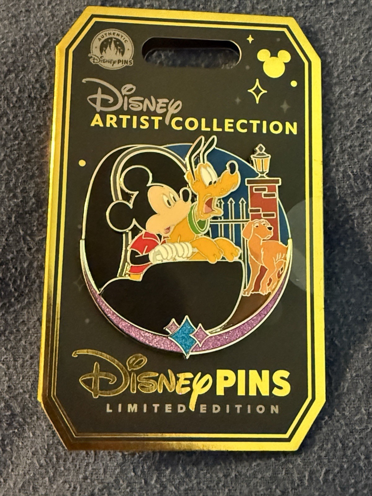 2026 DISNEY ARTIST COLLECTION PIN HAUNTED MANSION MICKEY & PLUTO LE4000