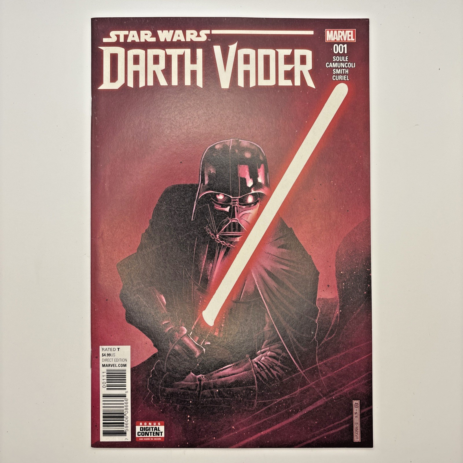 Star Wars Darth Vader #1 🔥 est 6.0 FN 🦄 2017 v2 🔑 Marvel Jim Cheung cover A