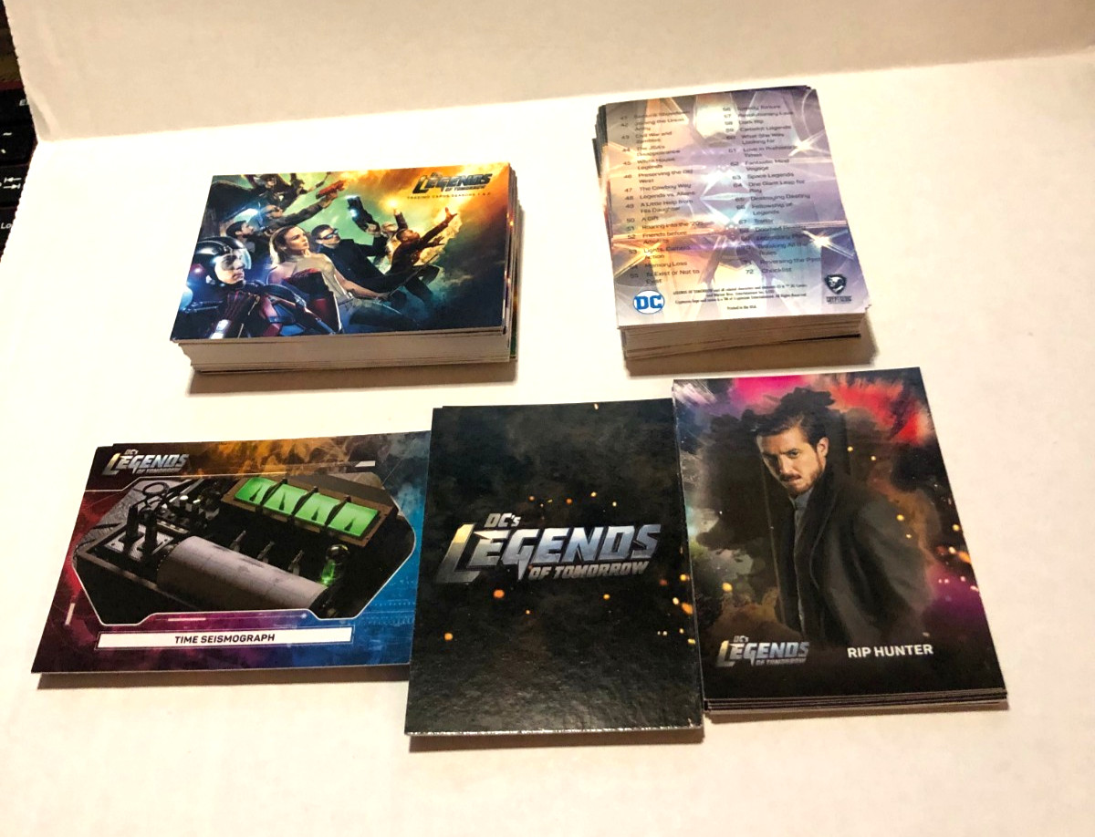 Legends of Tomorrow 72 csrd base set + 3 insert sets M/NM Cryptozoic