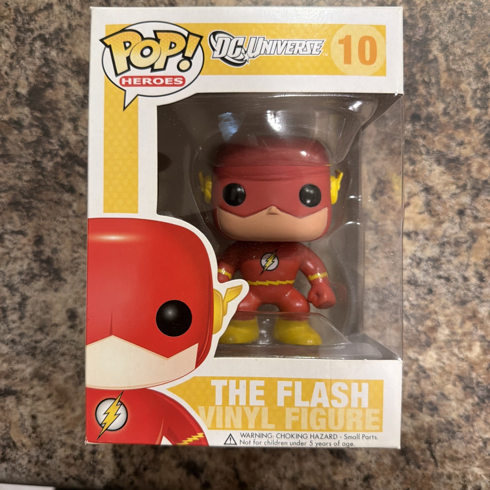 Funko POP figure DC Universe The Flash # 10, series 2, 2010, Yellow box