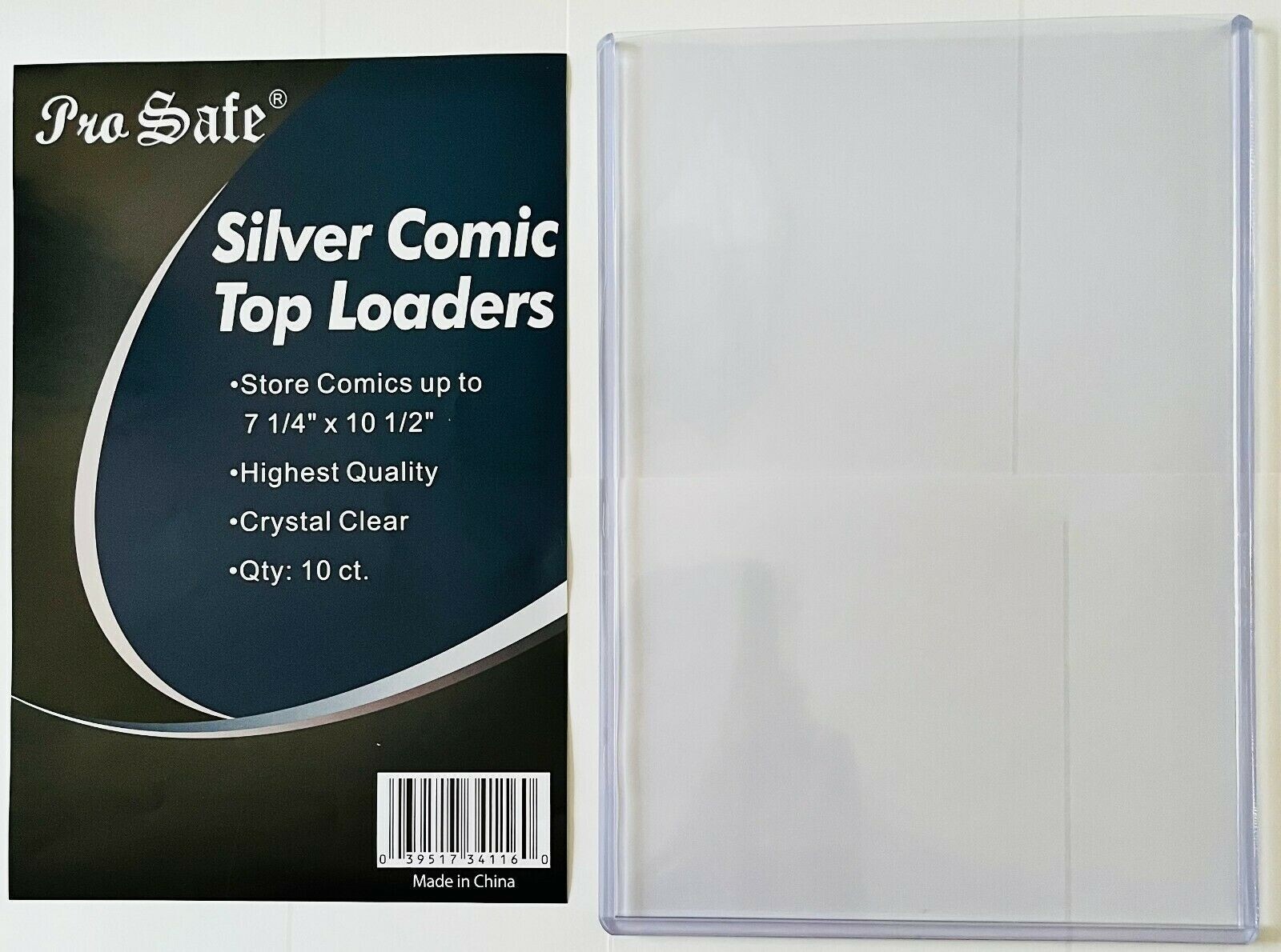 10 SILVER AGE Comic Top Loaders 7 1/4″ x 10 1/2″, 10 Comic Book Toploader NEW