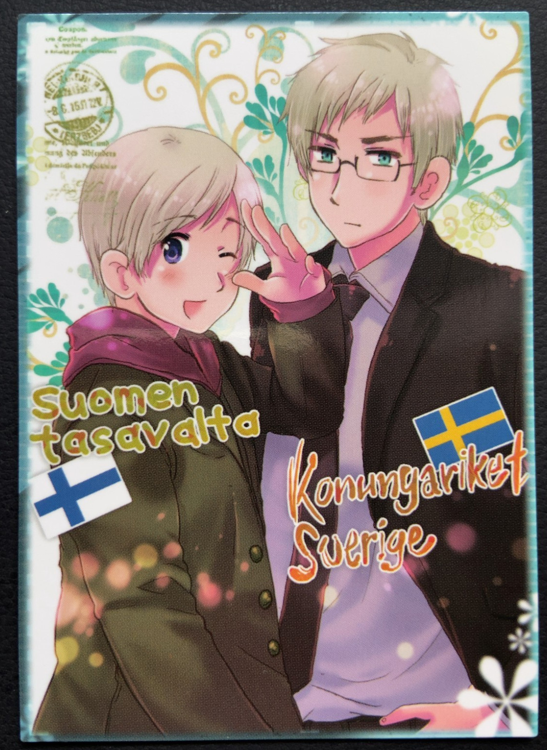 Finland Sweden 45 Axis Powers Hetalia Card Frontier Works 2008 Japanese