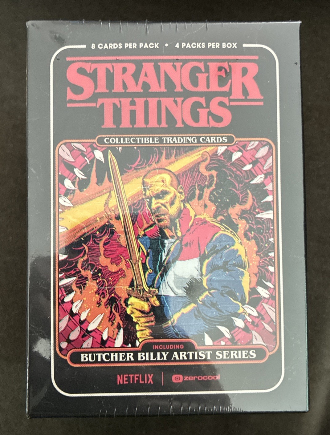 2022 Stranger Things Zerocool Butcher Billy Artist Series Blaster Box Sealed New