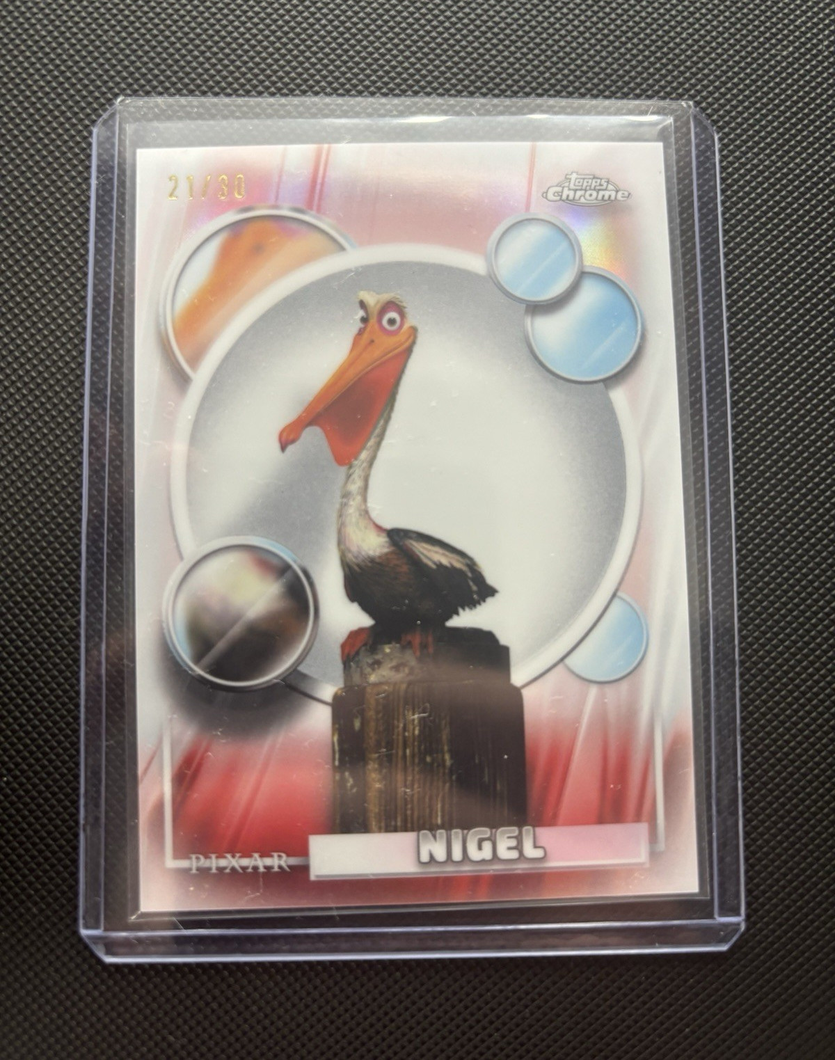 Topps 2023 Topps Chrome Pixar Finding Nemo Nigel #92 Serial Numbered /30