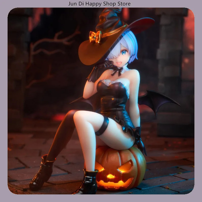 Rem figure Re Zero Halloween Magic Night 18cm PVC anime statue collectible