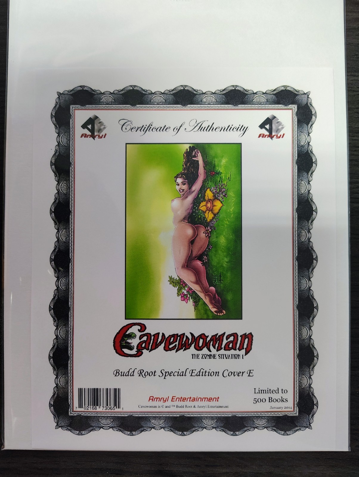 AMRYL / BASEMENT COMICS – Cavewoman: Zombie Situation #1 (BUDD ROOT)