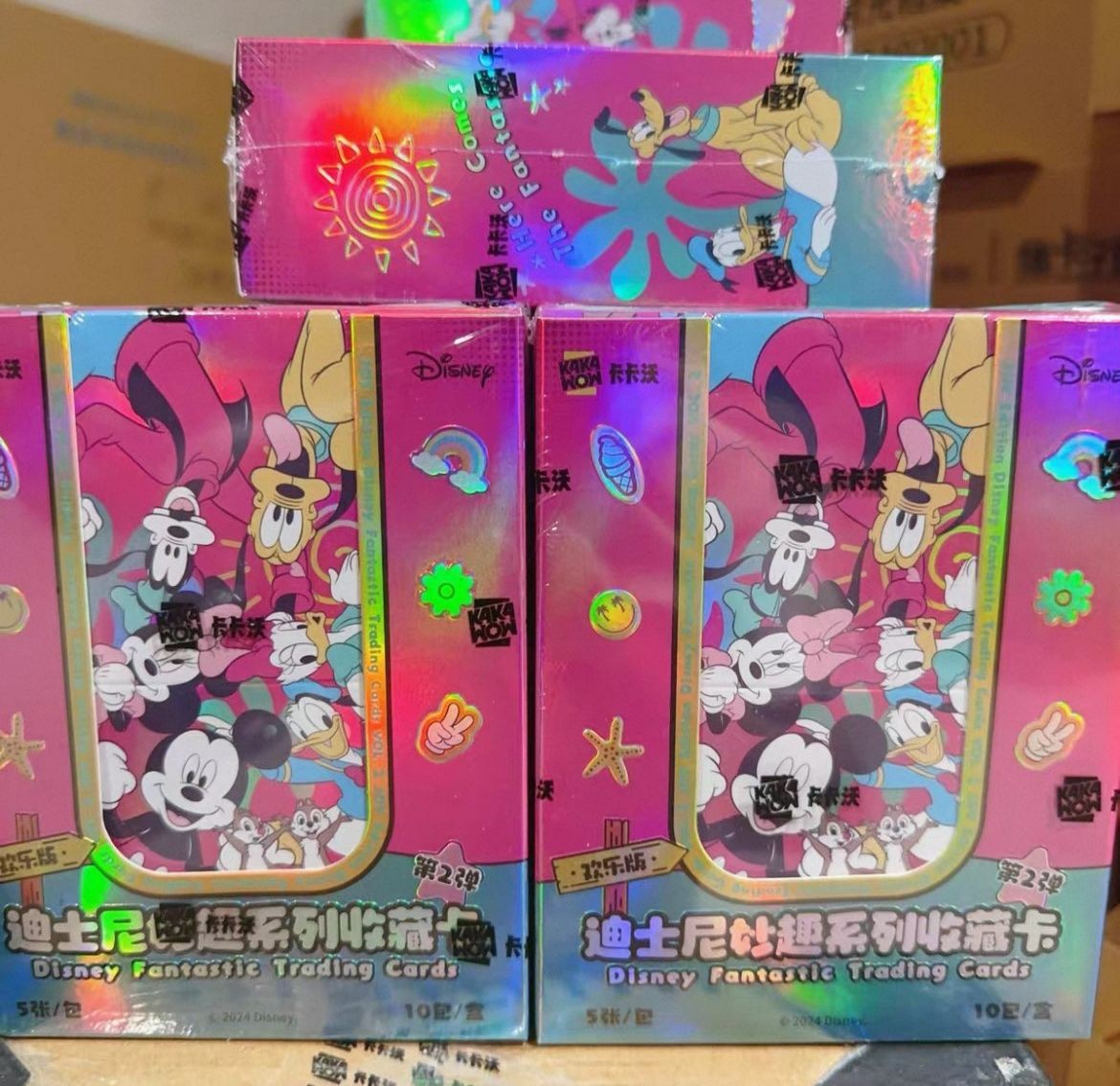 2024 Kakawow Disney Joy Edition Trading Card Vol 2 Sealed box Mickey New ELsa