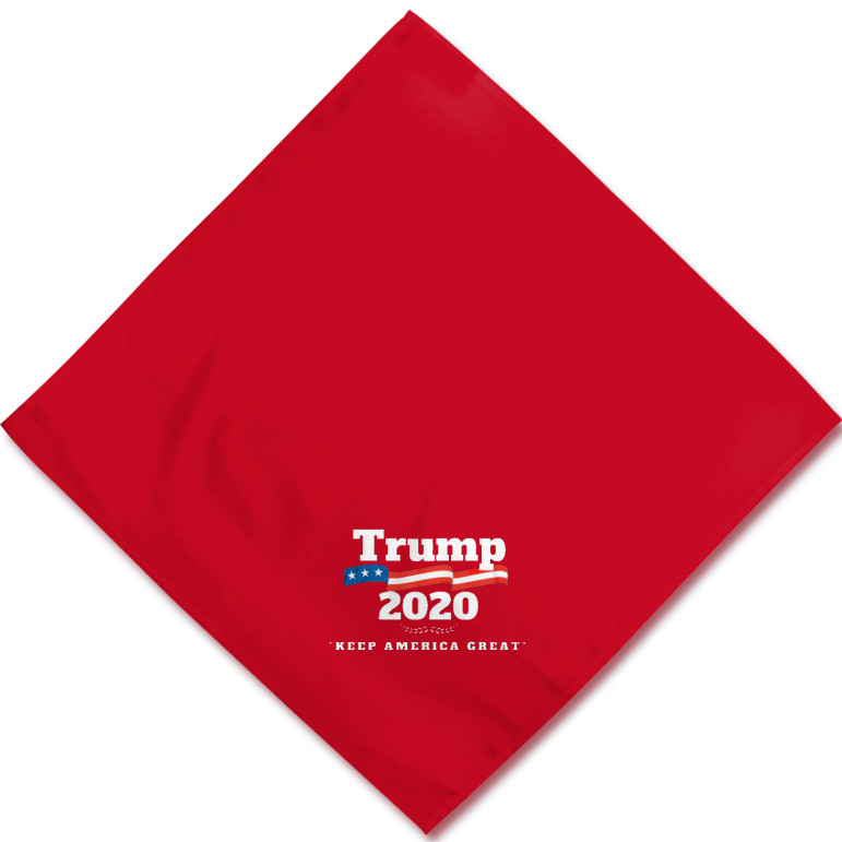 Donald Trump 2020 – Keep America Great Design Square Red Bandana (22” x 22”)