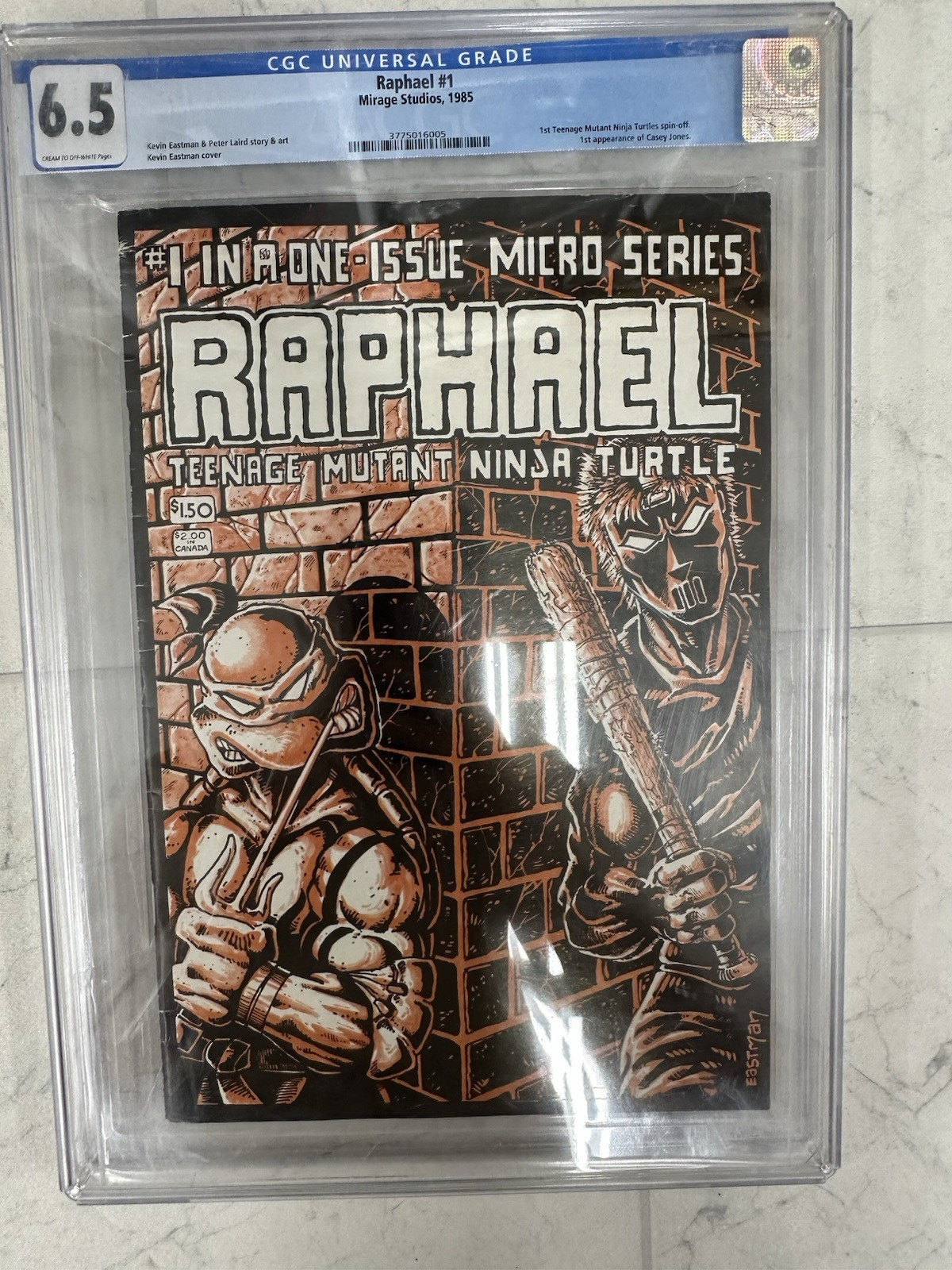 RAPHAEL #1 CGC 6.5 COMIC BOOK