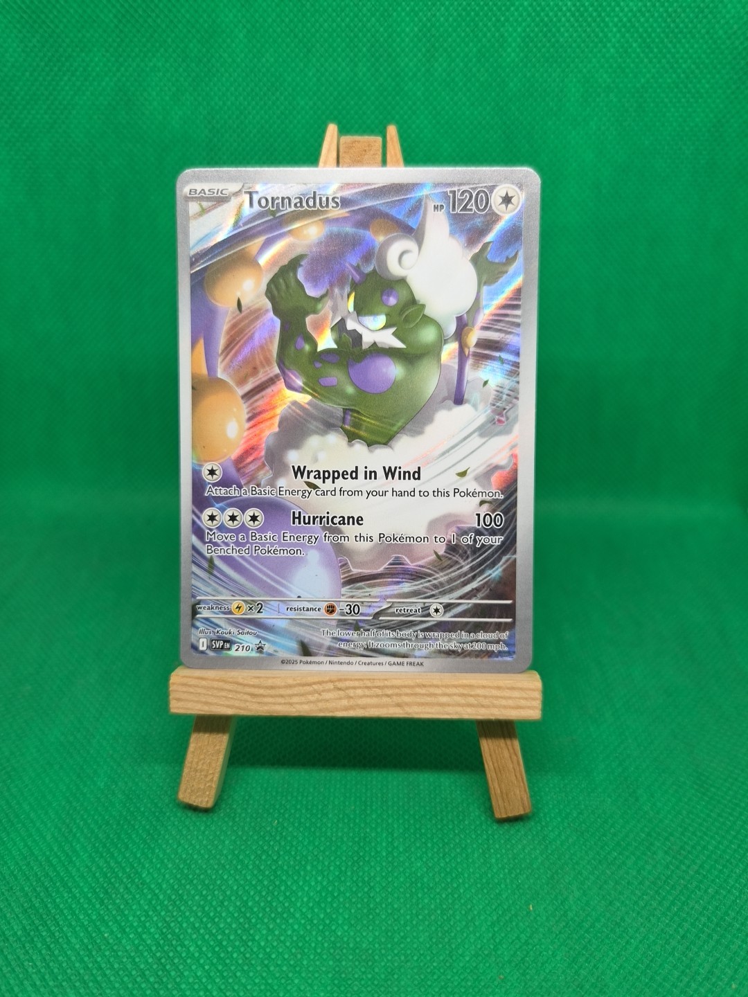 Tornadus SVP210 Scarlet Violet White Flare Black Star Promo Near Mint