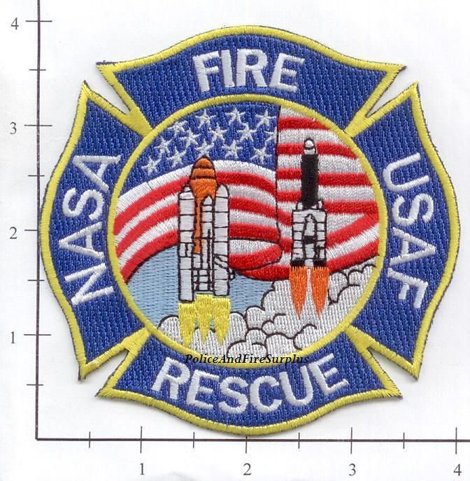 Florida – NASA Kennedy Space Center FL Fire Rescue Fire Dept Patch v3 – Rescue