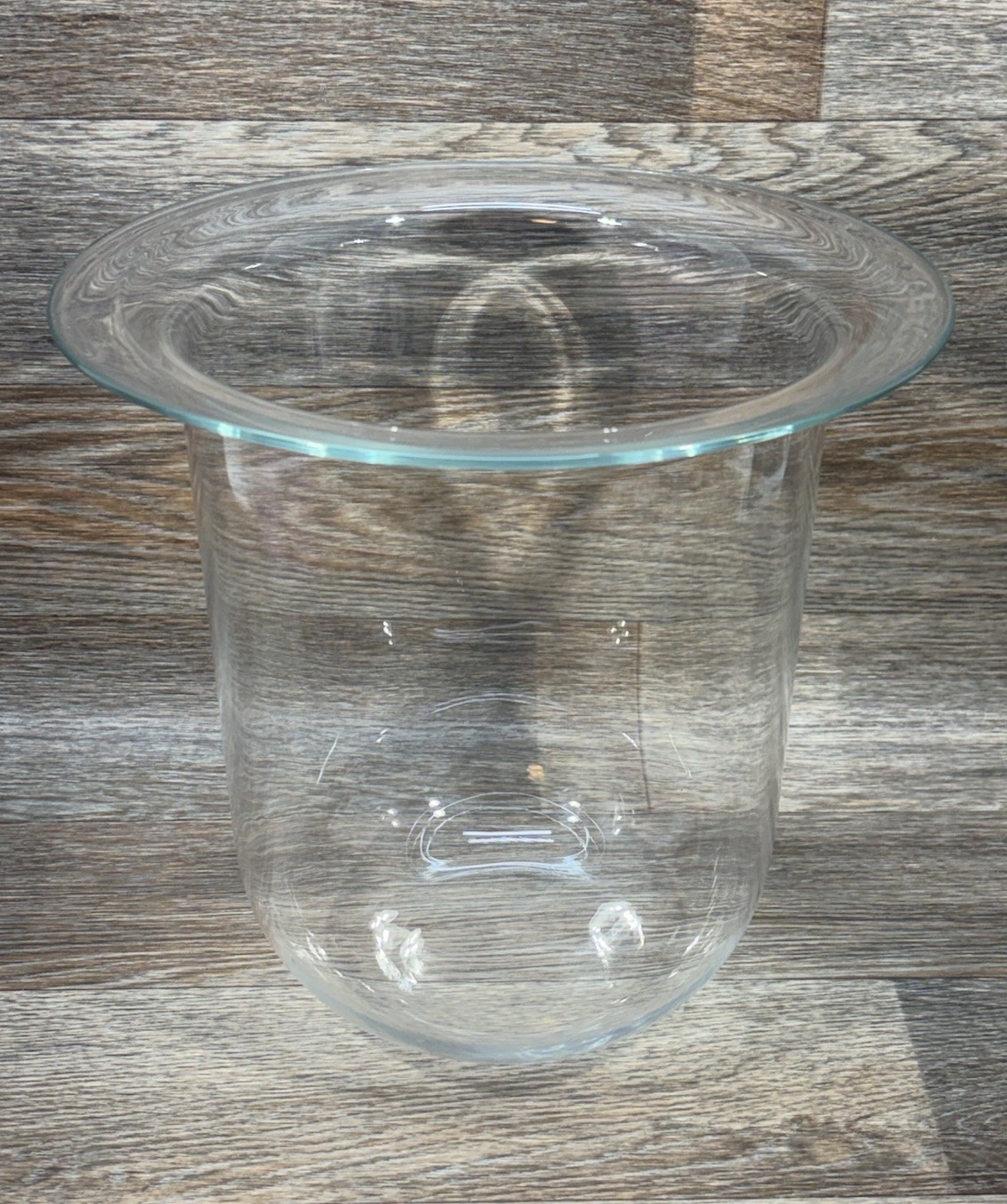 Partylite Flat top Seville 3-Wick Candle Holder Replacement Glass Hurricane VCG