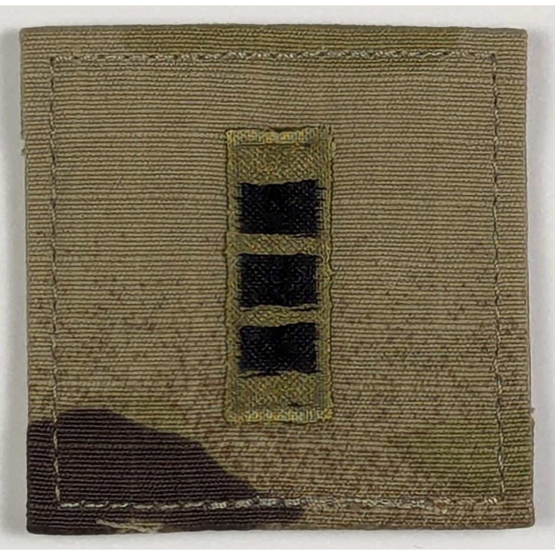 Chief Warrant Officer 3 (CW3) OCP Rank Patch, Hook Fastener, Army Combat Uniform