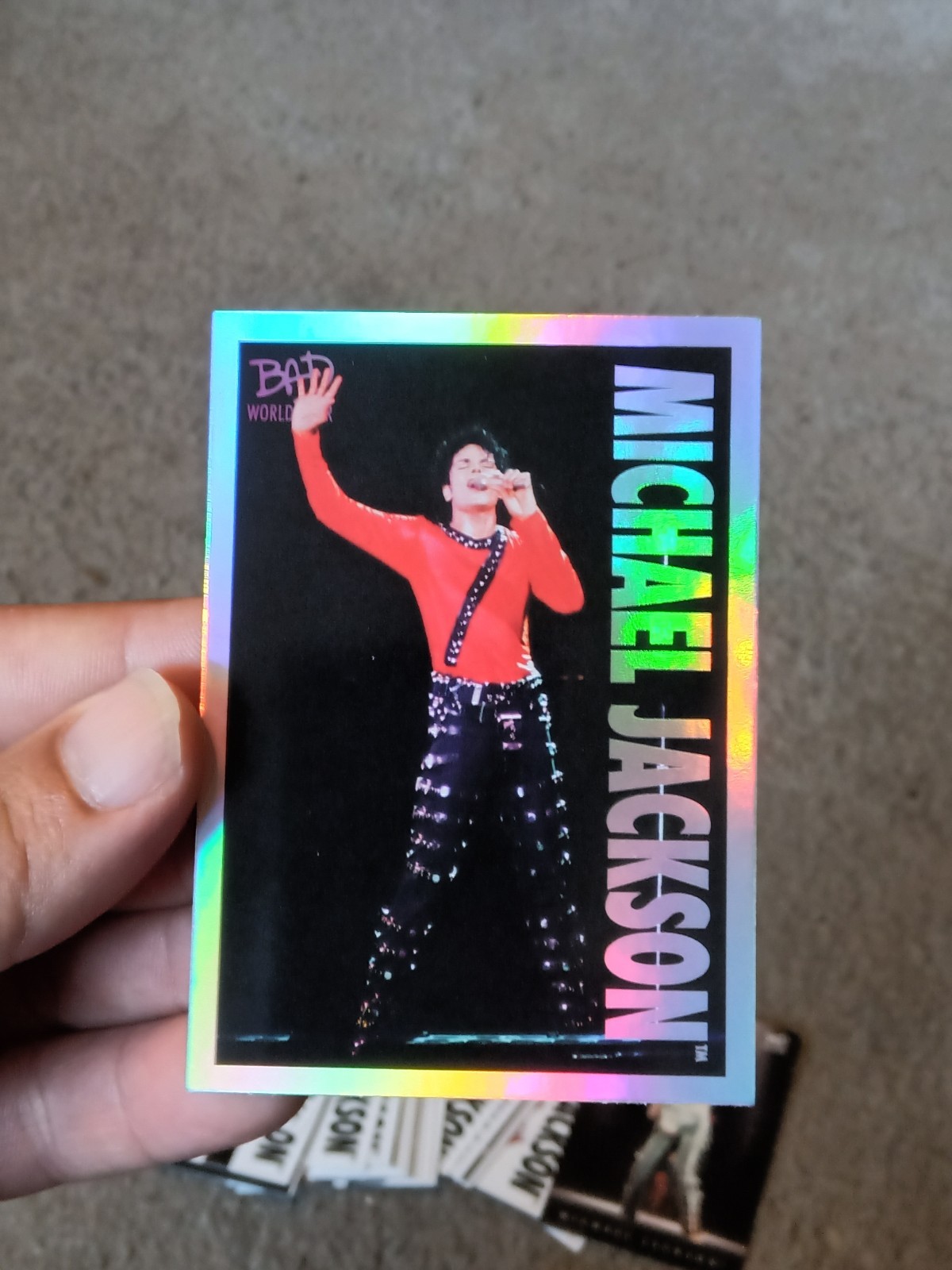 Michael Jackson 2025 Keepsake Bad World Tour Trading Card Lot 150 Cards