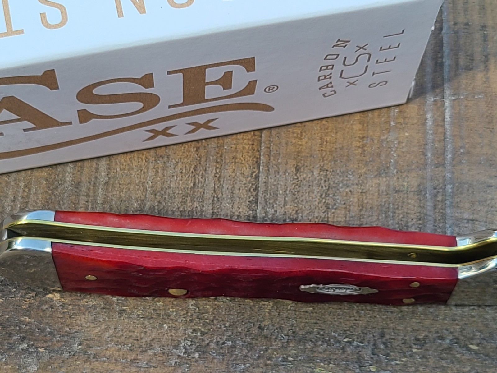 Case XX 31946 CopperLock Dark Red Bone CV USA Pocket Knife NIB