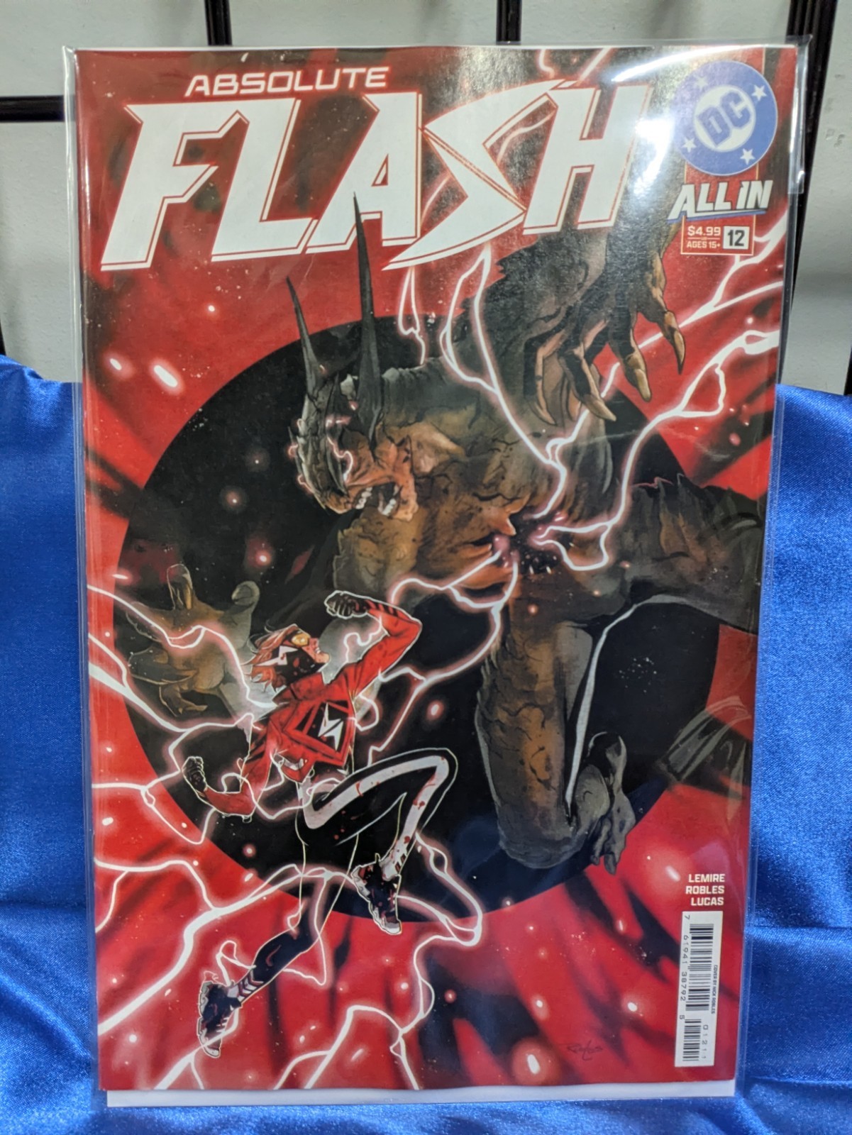 Absolute Flash # 12 (DC, 2026) 1st Print Main Cover. We Combine. We Pack Well.