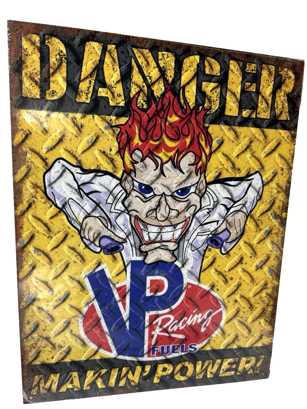 VP Racing Danger Makin Power Tin Sign wall decor 12.5″ x 16″ Made in USA