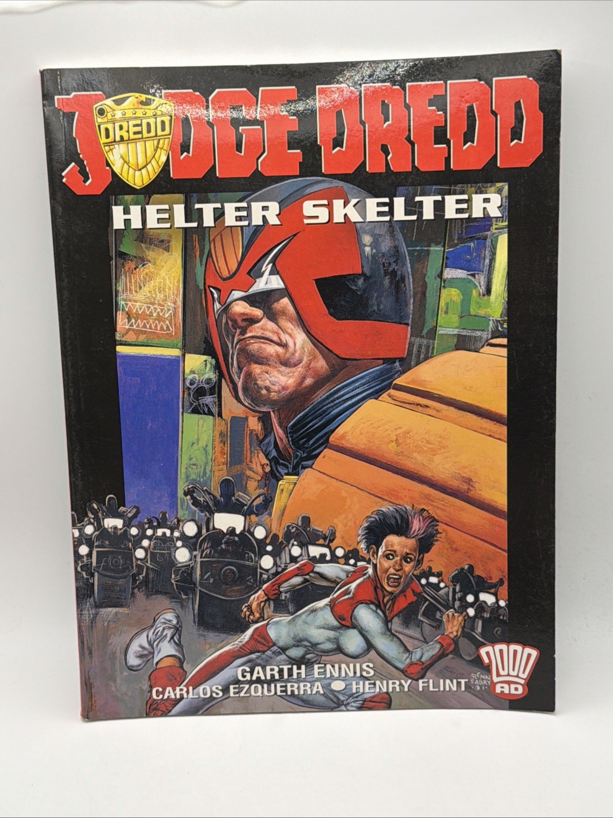 Judge Dredd: Muzak Killer (2000 AD Titan, 2002) Garth Ennis, Dermot Power