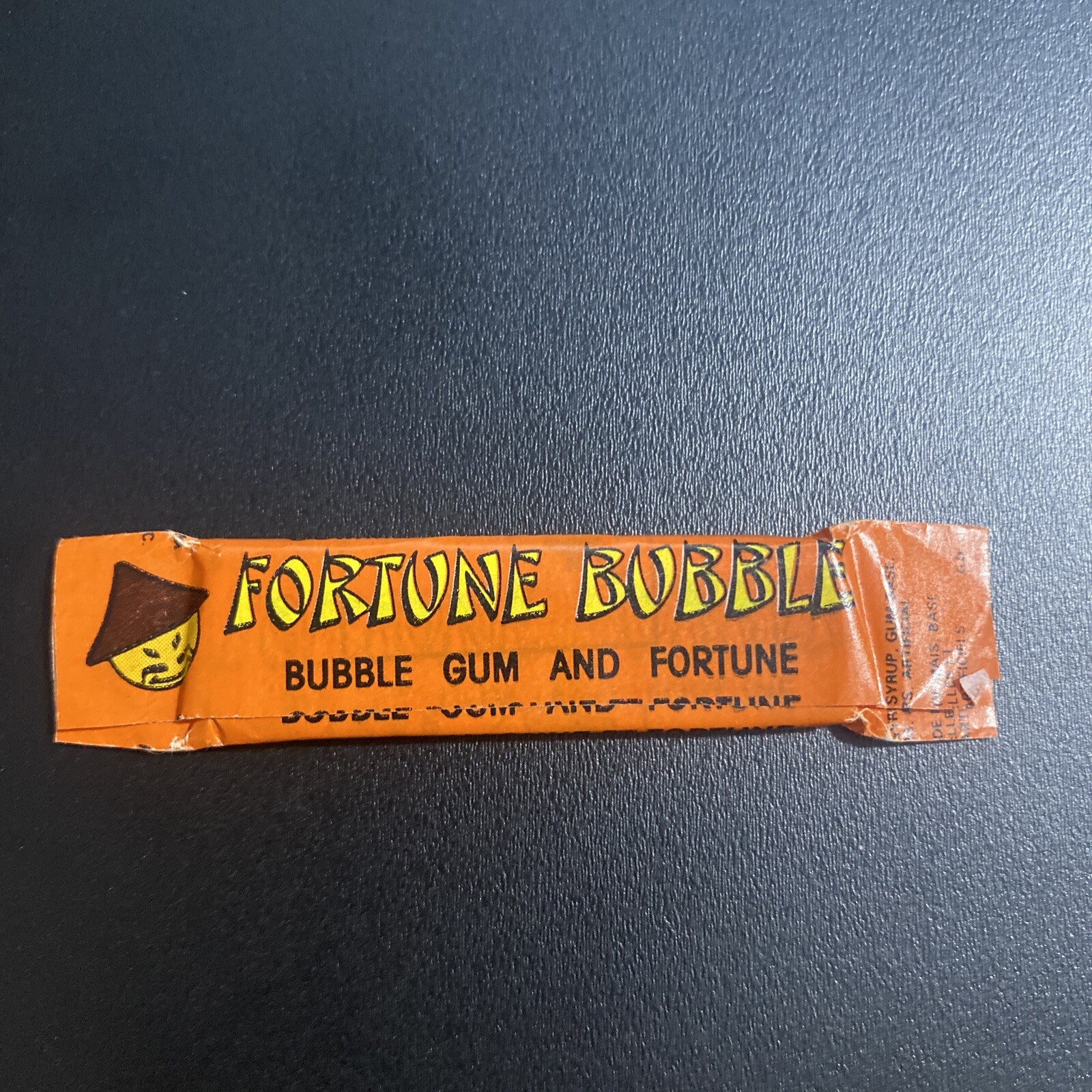 Vintage 1987 Rare Fortune Gum Albert & Sons One Stick FORTUNE BUBBLE Gum 3.5″.