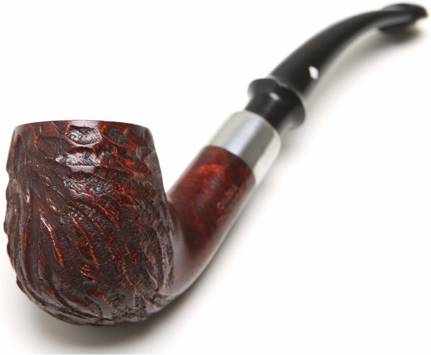 Dr Grabow Full Bent Textured Omega Rustic Tobacco Pipe – MADE IN USA – 5657K