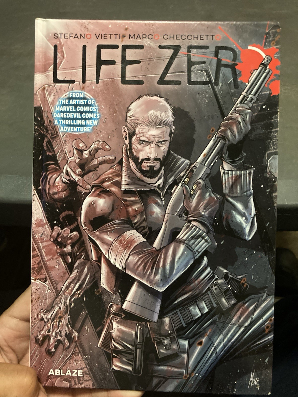 Life Zero Graphic Novel Ablaze Stefano Vietti Marco Checchetto Hardcover 2022