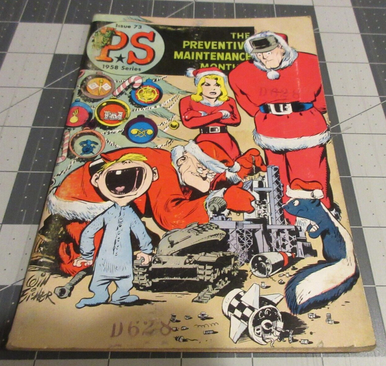 Preventive Maintenance PS Magazine, 1958 Issue 73, Christmas Theme, Army