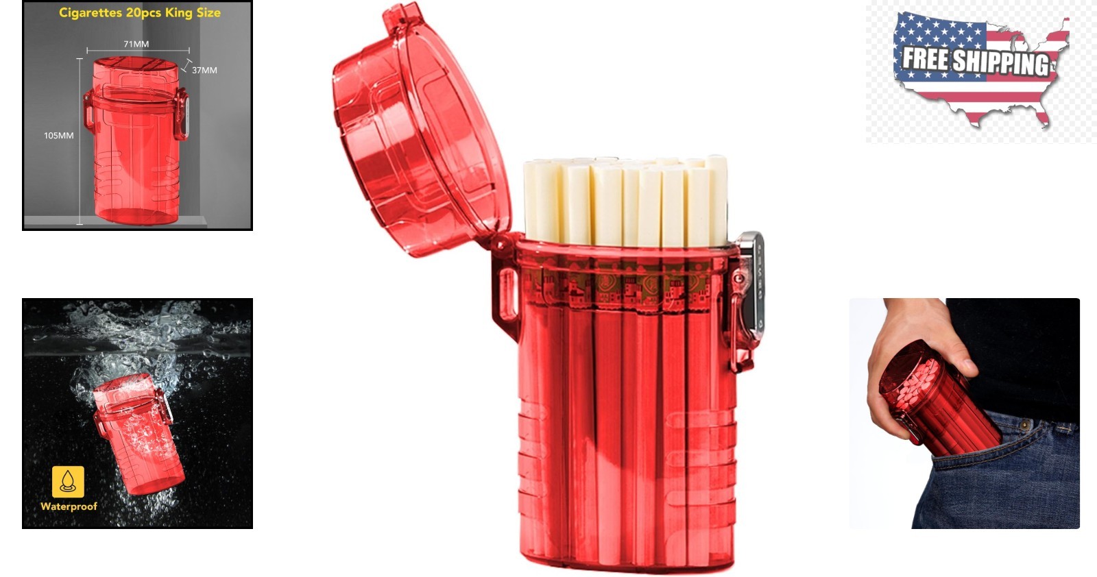 Compact 3oz Smell Proof Joint Holder – Lightweight & Travel-Friendly Design