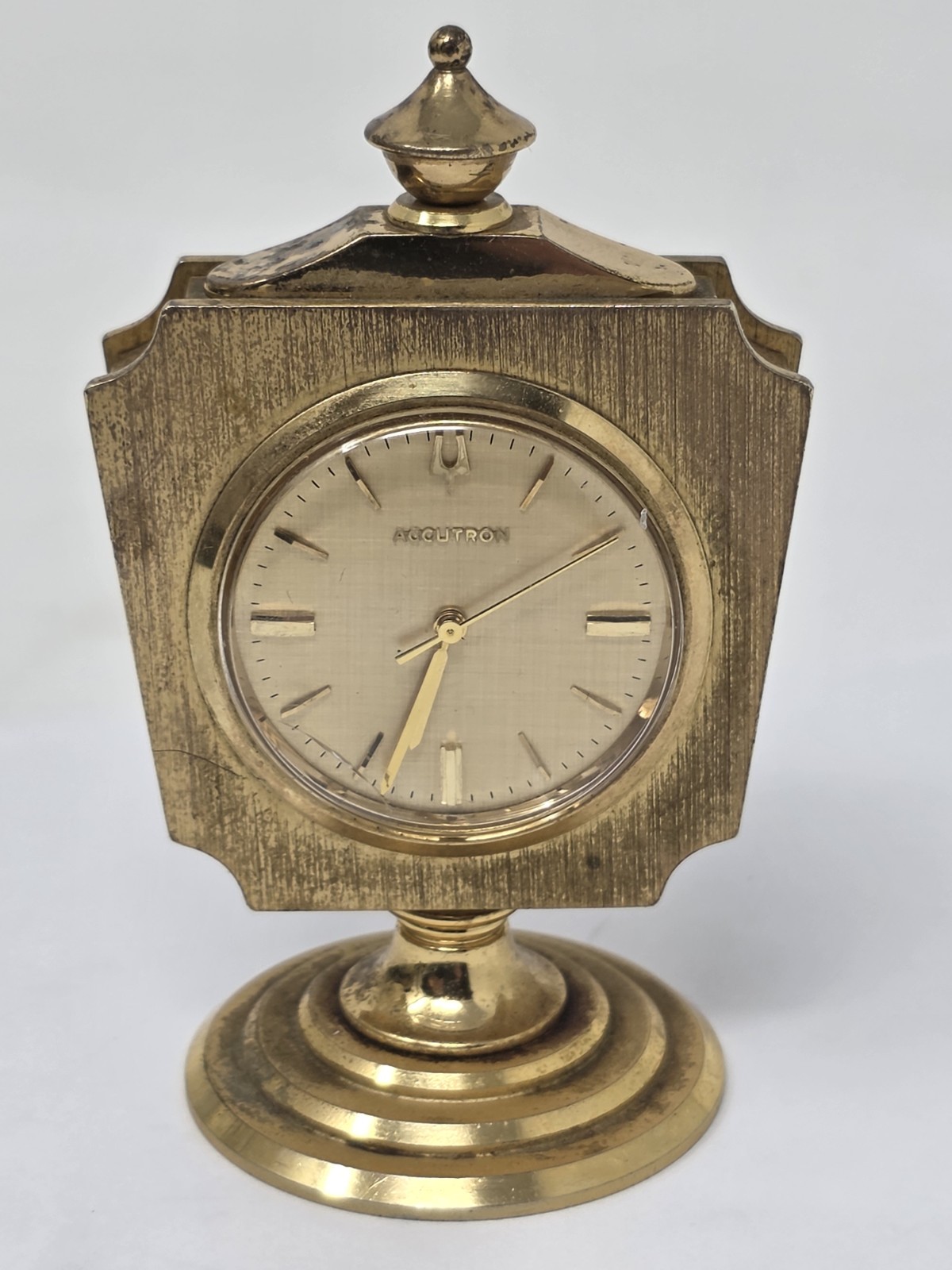 Bulova Accutron Vintage Tuningfork Desk Clock 1960s