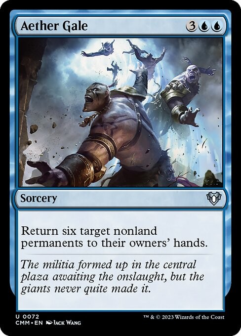 [MTG] Aether Gale (0072) (CMM) NM