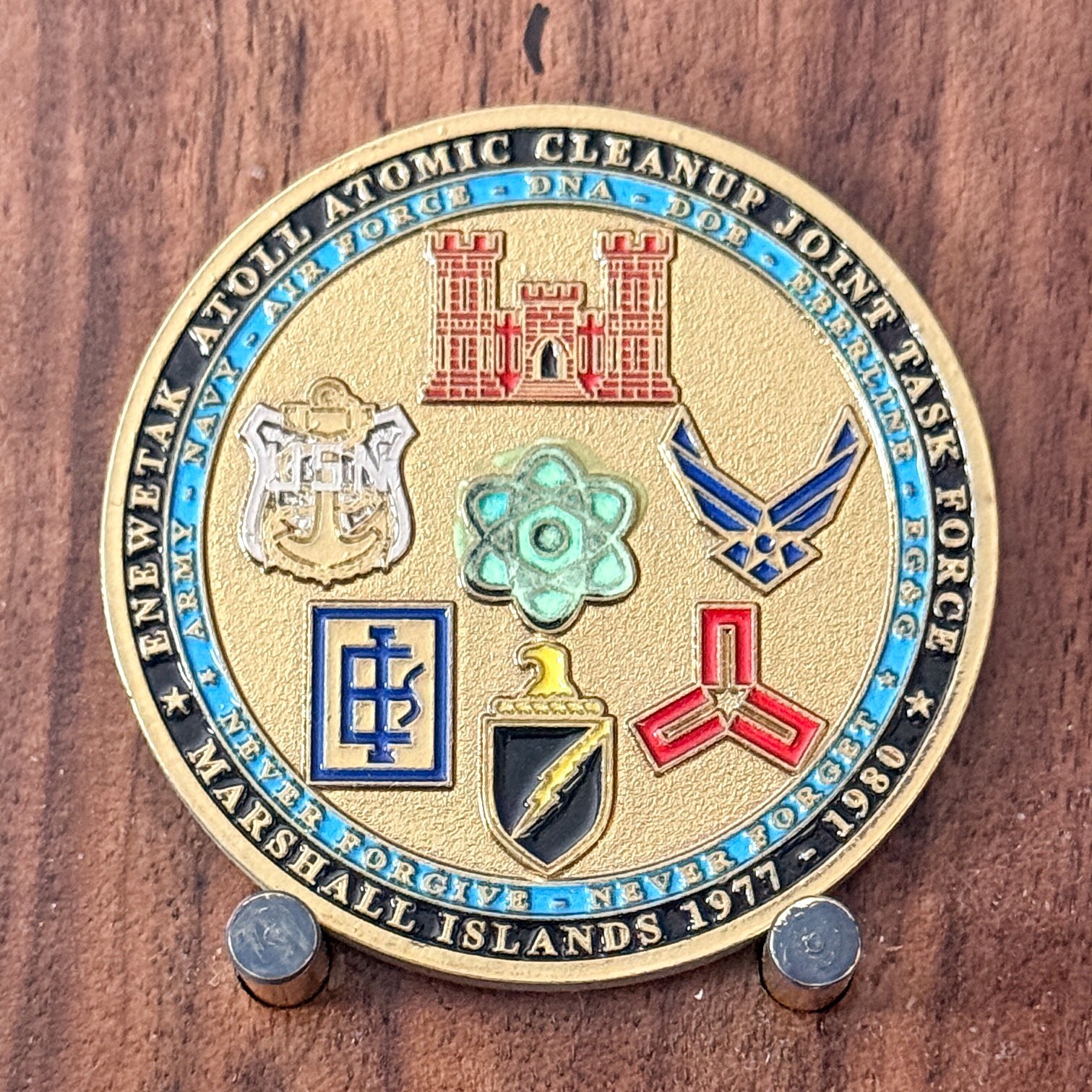 Enewetak Atoll Marshall Islands Atomic Cleanup Task Force Challenge Coin 1#42