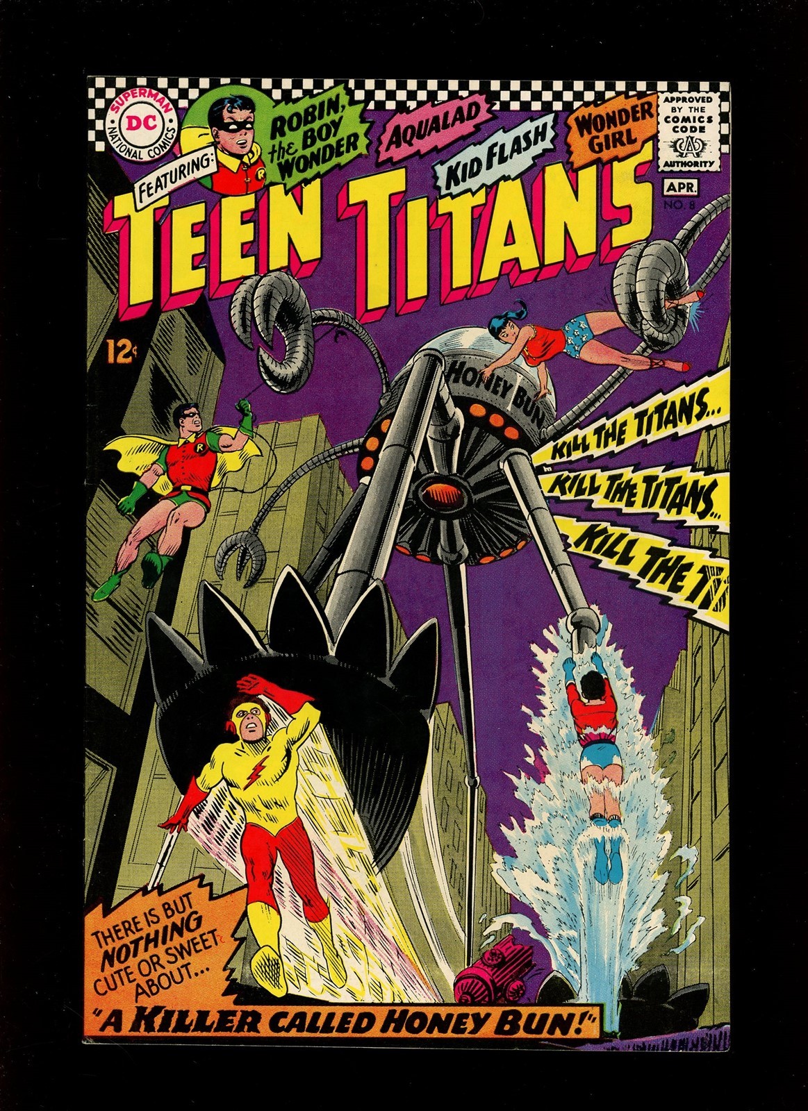 Teen Titans #8 1967 VF/NM 9.0 High Definition Scans** d8