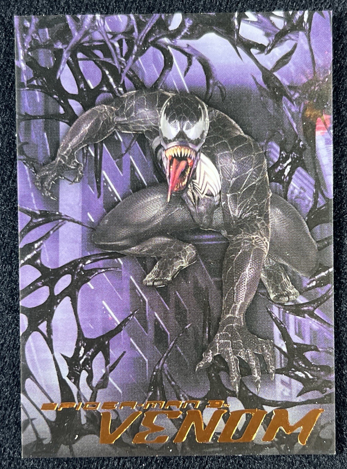 2007 Upper Deck Entertainment/Rittenhouse Marvel Spider-Man 3 Venom EMBOSSED