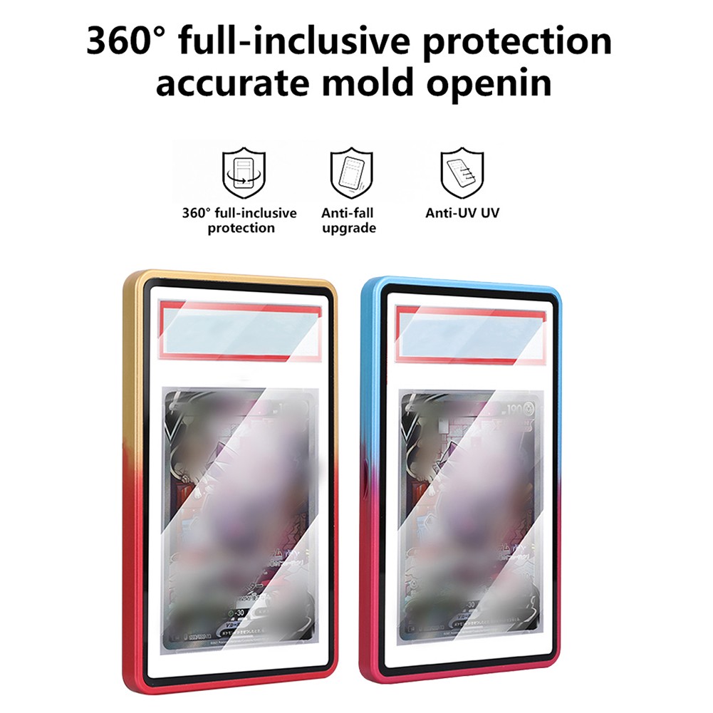 Gradient Metal Case for 35PT BGS Graded Card Slab Bumper Guard Protector