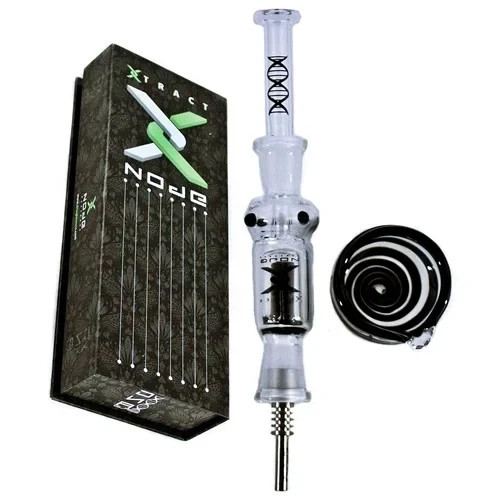 Node Xtract Small Portable Micro Glass Collector With Titanium Tip & Dish