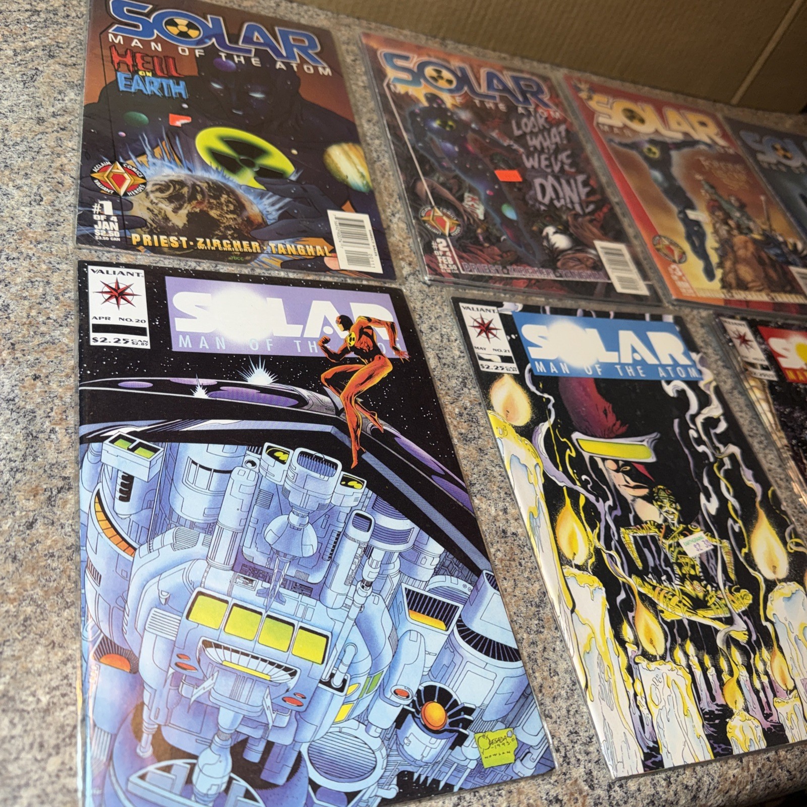 Solar Man of the Atom # 1-4 & 20-34 Lot W/ Protective Sleeves NM 43 In Total