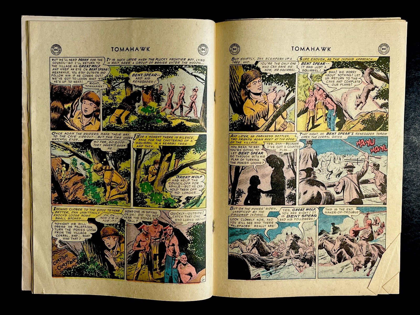 Tomahawk #36 1955 DC Comics 4.0 VG Nick Cardy Post Code Golden Age Cover