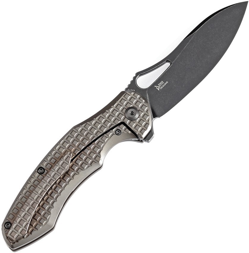 Kansept Echis (Model 1071A6) Bronze Titanium Scales, Black Stonewash S35VN Blade